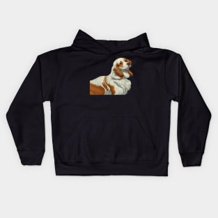 Elegant Brown Welsh Springer Spaniel Dog Kids Hoodie